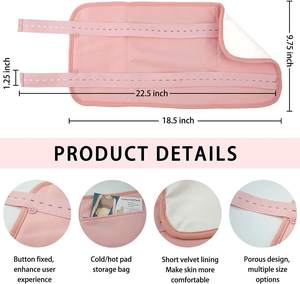 Kit de paquetes de aceite de ricino orgánico reutilizable, sueño más profundo, menos estrés, aceite de ricino, paquete de hígado, envoltura para cintura <span class=keywords><strong>y</strong></span> cuello de <span class=keywords><strong>tiroides</strong></span> - Product Image 2