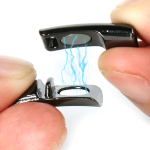 Muestra gratis DIY magnético Sudadera con capucha cuerda de Metal sin atar <span class=keywords><strong>cordones</strong></span> de zapatos elástico perezoso hebilla de bloqueo para niños y adultos Material de aleación - Product Image 4