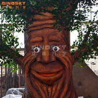 Arbre animatronique personnalisé parc d'attractions plante artificielle décoration de noël arbre parlant magique avec mouvements et voix