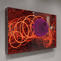 En gros, Panneau miroir LED néon personnalisé, Boîte lumineuse miroir infini, Décoration murale en acrylique avec bande LED pour Magasin, Centre commercial, Bar, Club