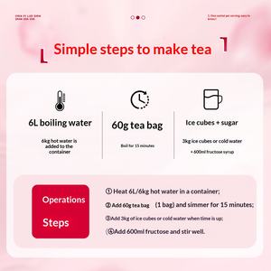 Sachets de thé aux agrumes, roselle et hawthorn pour le service du thé de l'après-midi – Infusion de fruits et herbes pour usage commercial - Product Image 2