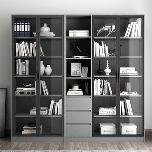 Libreria moderna semplice scandinavo piccola casa camera da letto porta in vetro studio libreria Storage Office libreria classificatore - Product Image 2