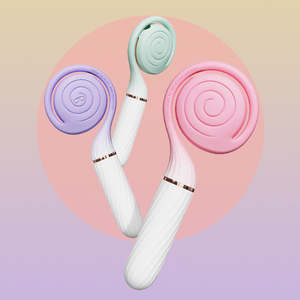 Pulsão de pirulito máquina de sucção de canhões quente portátil masturbação massageador haste de vibração produtos sexuais adultos - Product Image 1