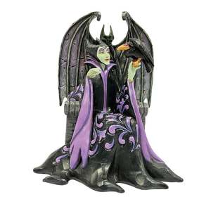 Decoraciones personalizadas <span class=keywords><strong>de</strong></span> Halloween para el hogar, estatua <span class=keywords><strong>de</strong></span> bruja maléfica Adn Crow, adornos <span class=keywords><strong>de</strong></span> La Bella Durmiente, estatuilla, artesanías <span class=keywords><strong>de</strong></span> resina - Product Image 1
