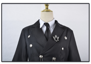 Costume Cosplay di Sebastian Michaelis da Black Butler, Uniforme Giapponese per Carnevale e Feste, Frac - Product Image 5