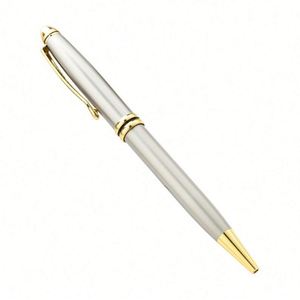 1.0Mm Premium Business Metal Custom Logo Stainless Steel Twist Ballpoint Promotional Gift <b>Pen</b> - Product Image 1