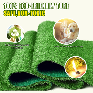 Herbe artificielle longue durée <span class=keywords><strong>pour</strong></span> tapis de paysage Tapis de football Herbe artificielle Verdure <span class=keywords><strong>synthétique</strong></span> Gazon artificiel <span class=keywords><strong>extérieur</strong></span> <span class=keywords><strong>Pelouse</strong></span> - Product Image 2