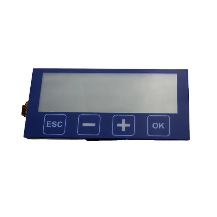 240X80 LCM STN จอแสดงผล LCD 24080กราฟิก SPI โมดูล LCD ที่มี3.3V สีขาวบนสีน้ำเงิน
