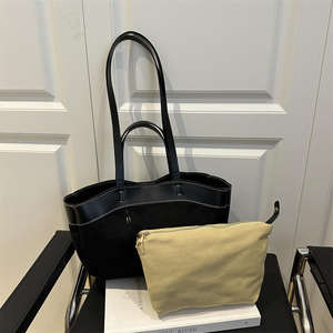 New shoulder <b>bag</b> launched, fashionable and simple portable bucket <b>bag</b> <b>with</b> <b>zipper</b> and large capacity <b>tote</b> <b>bag</b> - Product Image 3