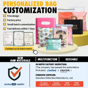 Dài Phân Hủy Sinh Học Quần Áo Frosted Nhựa Bao Bì Matte Poly Logo Rõ Ràng Tùy Chỉnh Áo Thun Ziplock Túi - Product Image 6