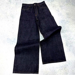 Jean Manufacturer Custom High Waist Wide Leg Japanese Salvage Raw Selvedge <strong>Bootcut</strong> Baggy Jean <strong>Trouser</strong> Flared Denim Pant for <strong>Men</strong> - Product Image 3