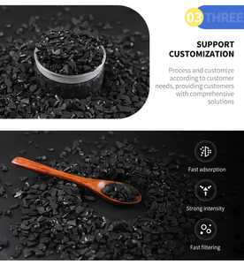 Gránulos de Carbón Activado con Alto Contenido de Yodo para Tratamiento de Agua y Recuperación de Oro, Agente Auxiliar Químico para Refinación - Product Image 2