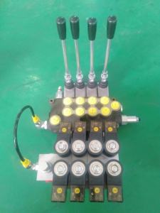 Válvula Hidráulica Multivía, Válvula <span class=keywords><strong>de</strong></span> Control Direccional, Distribuidor Hidráulico, Válvula Hidráulica para Cilindro <span class=keywords><strong>de</strong></span> Aceite, Simple y Doble - Product Image 3