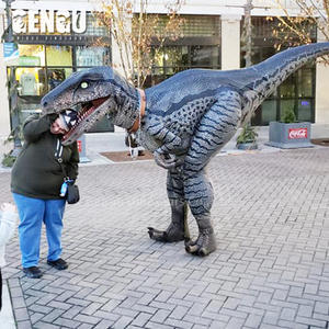 Disfraz de Dinosaurio Corredor Hecho a Mano, Traje de Dinosaurio Real para Centros Comerciales, Aeropuertos, Guarderías, Jardines de Infancia y Escuelas - Product Image 4