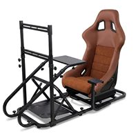 Support pour simulateur de course automobile 1012F+1097 avec communication filaire, siège de jeu et support de volant