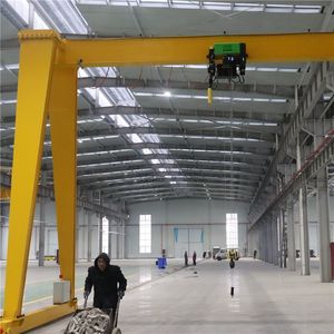 เครนแบบครึ่งโครงเหล็ก เครนกึ่งเหนือศีรษะในเครนติดผนัง - Product Image 1