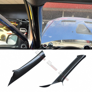 คาร์บอนแบล็คขัดเงาแบบ 3x3 Twill Weave สำหรับตกแต่งรถยนต์มิตซูบิชิ EVO 10 Lancer X EX ปี 2008-2017 - Product Image 4