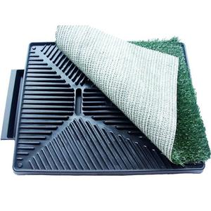 Potty <span class=keywords><strong>d</strong></span>'Herbe Artificielle Léger pour Chien avec Design à Tiroir, Portable pour <span class=keywords><strong>Camping</strong></span> et Voyage, Tapis <span class=keywords><strong>d</strong></span>'Herbe Durable avec Plateau de Drainage pour Toilette Canine - Product Image 5