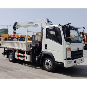 משאית מנוף משומשת SINOTRUK HOWO 4*2, מנוע וויצ'אי 200 כוחות סוס, מנוף הידראולי מתקפל 5 טון - Product Image 5