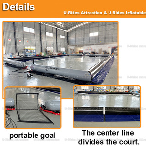 Terrain de football gonflable hermétique 3v3 sur mesure OEM pour arène sportive extérieure - Product Image 2