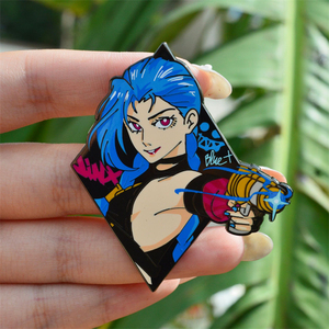 Broches <span class=keywords><strong>de</strong></span> Esmalte con Diseño <span class=keywords><strong>de</strong></span> Anime <span class=keywords><strong>LOL</strong></span>, Accesorios para Mochilas, Ropa y Solapas - Product Image 4