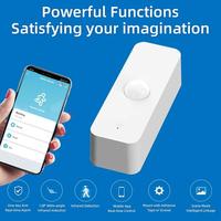 Tuya WiFi PIR Sensor Gerak Keamanan Rumah Pintar Inframerah 128 Deteksi Sudut Lebar Alarm Sensor Tubuh Manusia Bekerja dengan Aplikasi Kehidupan Cerdas