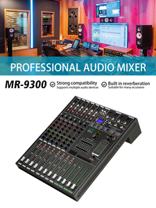 Clavax-Consola mezcladora de audio profesional, reproductor de DJ con 8 canales, USB, <span class=keywords><strong>Bluetooth</strong></span>, alimentación fantasma independiente, MP3, diente azul, 2, 2, 1, 2, 2, 2, 2 - Product Image 2