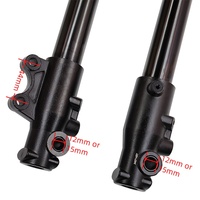 Razor MX500 SX500 Mx650 45/48mm Ruban Noir 630mm Rasoir à fourche hydraulique