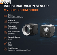 Caméra industrielle USB 3.0 ultra-rapide MV-CS013-80UM/UC 240,4 FPS avec capteur CMOS et transmission d'image non compressée