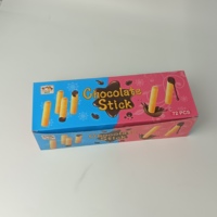 Bâtonnets de biscuits bicolores enrobés de chocolat |   Boîte de présentation de biscuits à tremper pour enfants, vente en gros Superloves