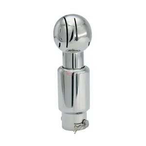 Hygienic food grade Sanitary 360 Degree CIP Bolted Tank Cleaning Stainless Steel 304 SS316L nozzle Rotary Cleaning Spray Ball