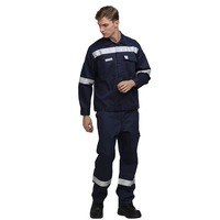 Vêtements de travail de sécurité pour électriciens unisexes en coton imprimé à l'écran, résistants au feu, réfléchissants, respirants, ignifuges, uniforme de travail