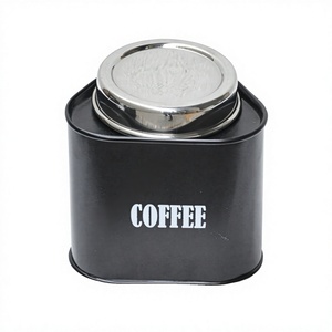 Tarro de lata de Metal de Calidad exclusiva, con tapa hermética bote de té y café, logotipo personalizado y recipiente con acabado en Color, suministro de cocina - Product Image 1