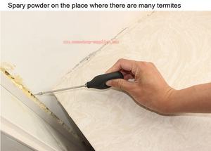 Dispositivo asesino de plagas de goma, Bombilla de Control de <span class=keywords><strong>hormigas</strong></span> <span class=keywords><strong>y</strong></span> termitas hinchadas, accesorios <span class=keywords><strong>para</strong></span> plumero, herramienta de botella negra - Product Image 4