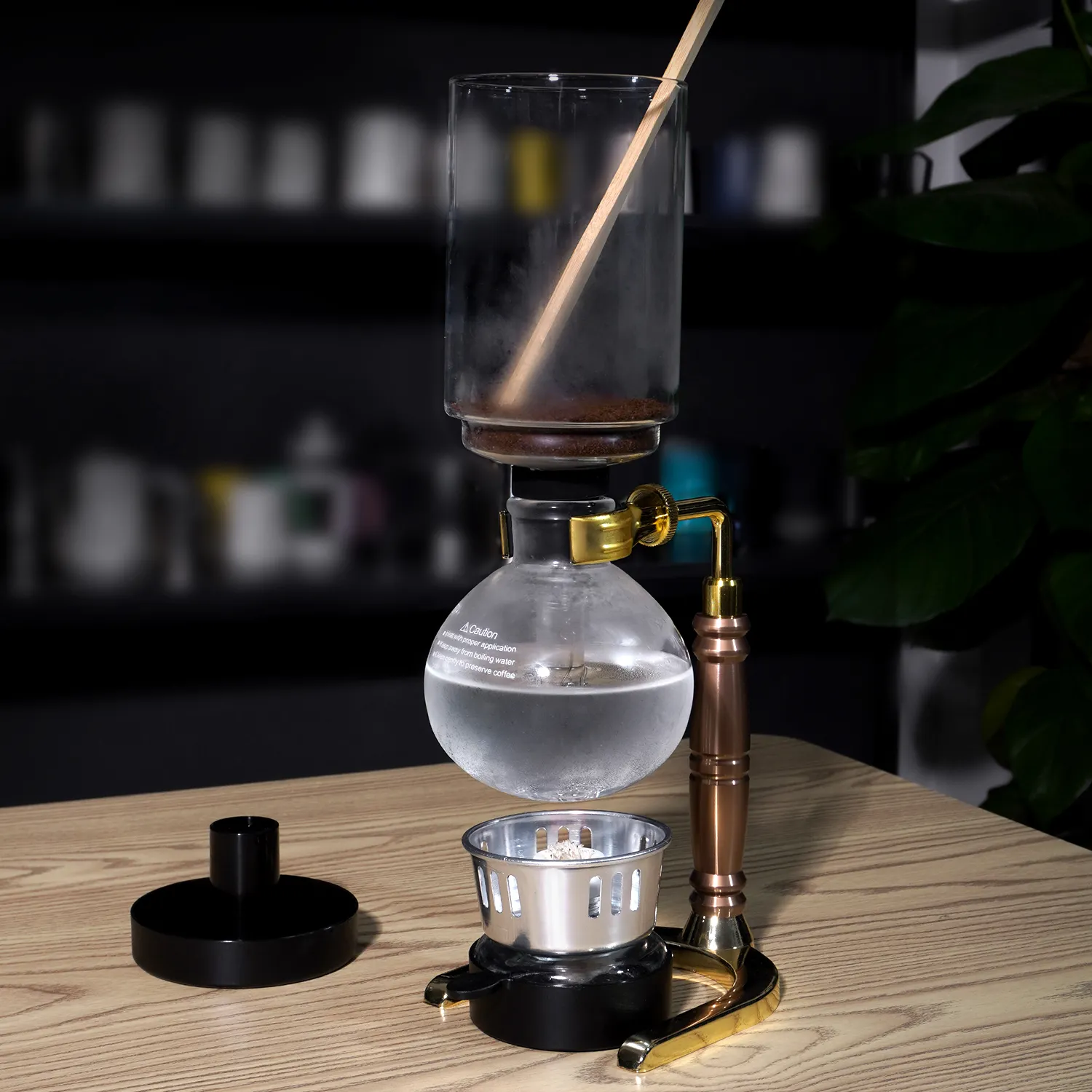 Banlee nhà bếp Borosilicate Glass syphon cà phê maker, Siphon cà phê brewer