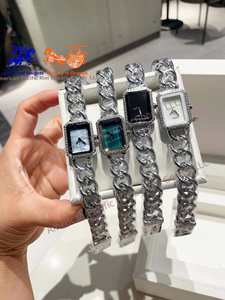 Montres-bracelets mécaniques automatiques à quartz de luxe pour femmes, élégantes, avec cristaux, strass et diamants, en alliage simple, idéales comme cadeau - Product Image 3