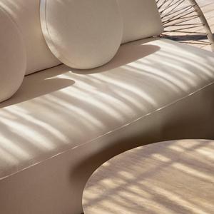 Luxury Modern Balcony Furniture Outdoor Single Double Seats Aluminum Metal Modular Rope Woven Outdoor - Product Image 5
