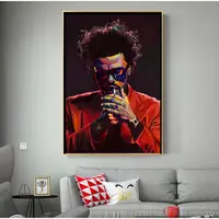 Bedroom Home Decoration Blinding Lights Starboy Rap Music Album Poster And Print Canvas Picture