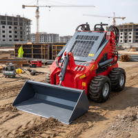 LIVRAISON GRATUITE CE/EPA 320 380 Mini-chargeuse sur chenilles Sea Hawk avec attache de godet, moteur, capacité de charge de 500 kg