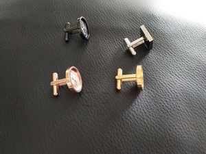 カスタマイズされた高品質の磨かれた人気のトレイデザイン925スターリングシルバーパーソナライズされたファインカフリンクブランクユニセックス - Product Image 4