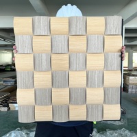 Nouveauté : Panneau acoustique décoratif en MDF sur mesure, forme spéciale, insonorisant, pour maison contemporaine