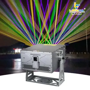 Profesyonel animasyon Rgb lazer aydınlatma projektör su geçirmez 3D 30 Watt 20 Watt lazer gösterisi