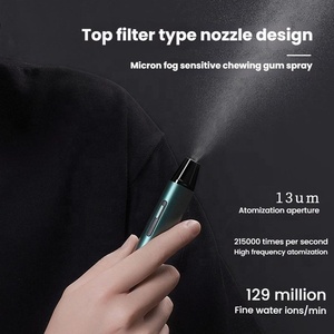 Spray Buccal Électrique Intelligent Corps Métallique Portable avec Atomisation de Niveau Micron Saveur Fruitée Parfum Durable et Rafraîchisseur d'Haleine - Product Image 4