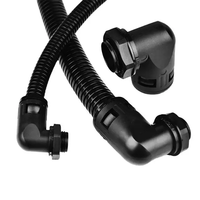 Presse-étoupe en nylon noir AD10 AD13 AD15.8 AD18.5 AD21.2 AD25, protection IP68, démontage rapide, filetage G