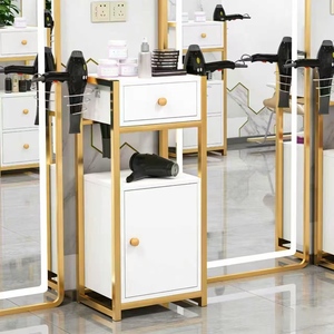 เฟอร์นิเจอร์ร้านตัดผมอเนกประสงค์ สไตล์มินิมอล โมเดิร์น รถเข็นช่างตัดผมมีล้อ ดีไซน์ทันสมัย ขายดี - Product Image 3