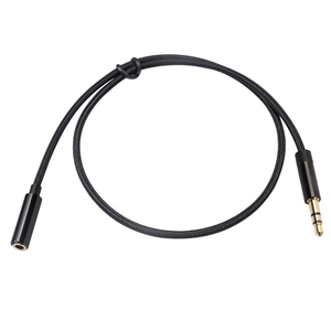 Son Hi-Fi 3.5mm Câble Aux Mâle à Femelle Nylon Tressé <span class=keywords><strong>Casque</strong></span> Cordon Aux Cordon Câble Audio Auxiliaire pour Voiture, <span class=keywords><strong>Casque</strong></span> - Product Image 6