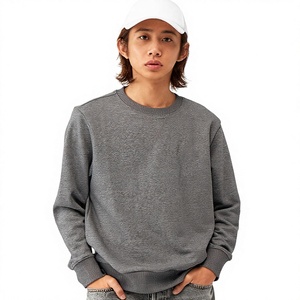 Sweat à capuche imprimé pour homme, en coton molletonné épais 220gsm/240gsm, sans cordon, couleur unie, collection printemps - Product Image 3