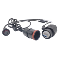 Divisor de Cable de enchufe hembra conector a prueba de agua USB a 2 A, 5A, IP67, dos en uno para inversor solar Growatt
