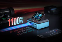 Chargeur rapide SkyRC D8neo pour batteries LiPo, LiFe, LiIon, LiHV, NiMH, NiCd, Pb et accessoires de drones - Ventes flash