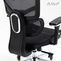 Chaise de bureau moderne de haute qualité 4D ajustable de luxe avec élévateur à gaz Design ergonomique en maille avec soutien lombaire